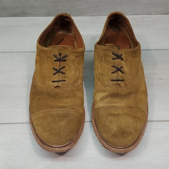 Frye Mens Paul Bal Suede Lace Up Oxford Loafer boots shoes sz 8.5D main image 11